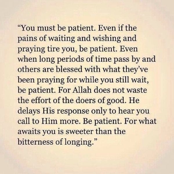 50 Best Islamic Quotes About Patience