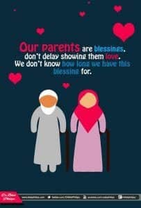 50 Islamic Quotes on Parents with Images-Status of Parents  