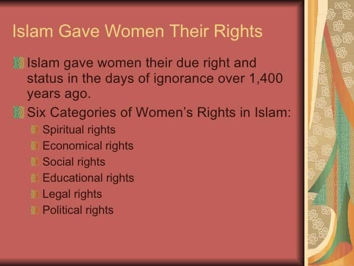 islamic quotes on women rights in islam