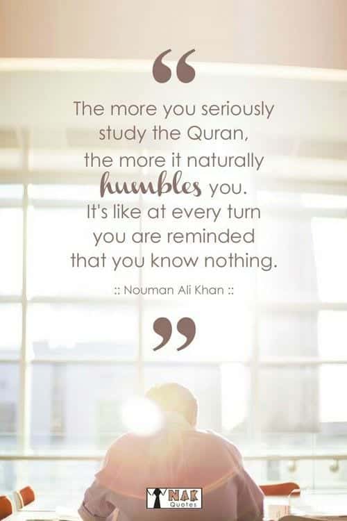 35 Inspirational Islamic Quotes & Sayings By Nouman Ali Khan